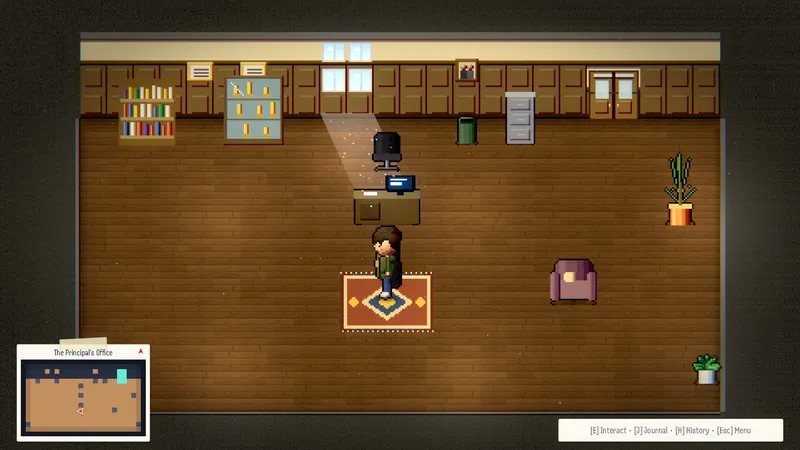 Screenshot from Universe: The Principal's Office