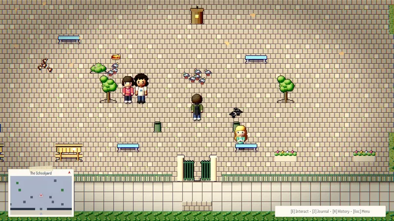 Screenshot from Universe: The Schoolyard